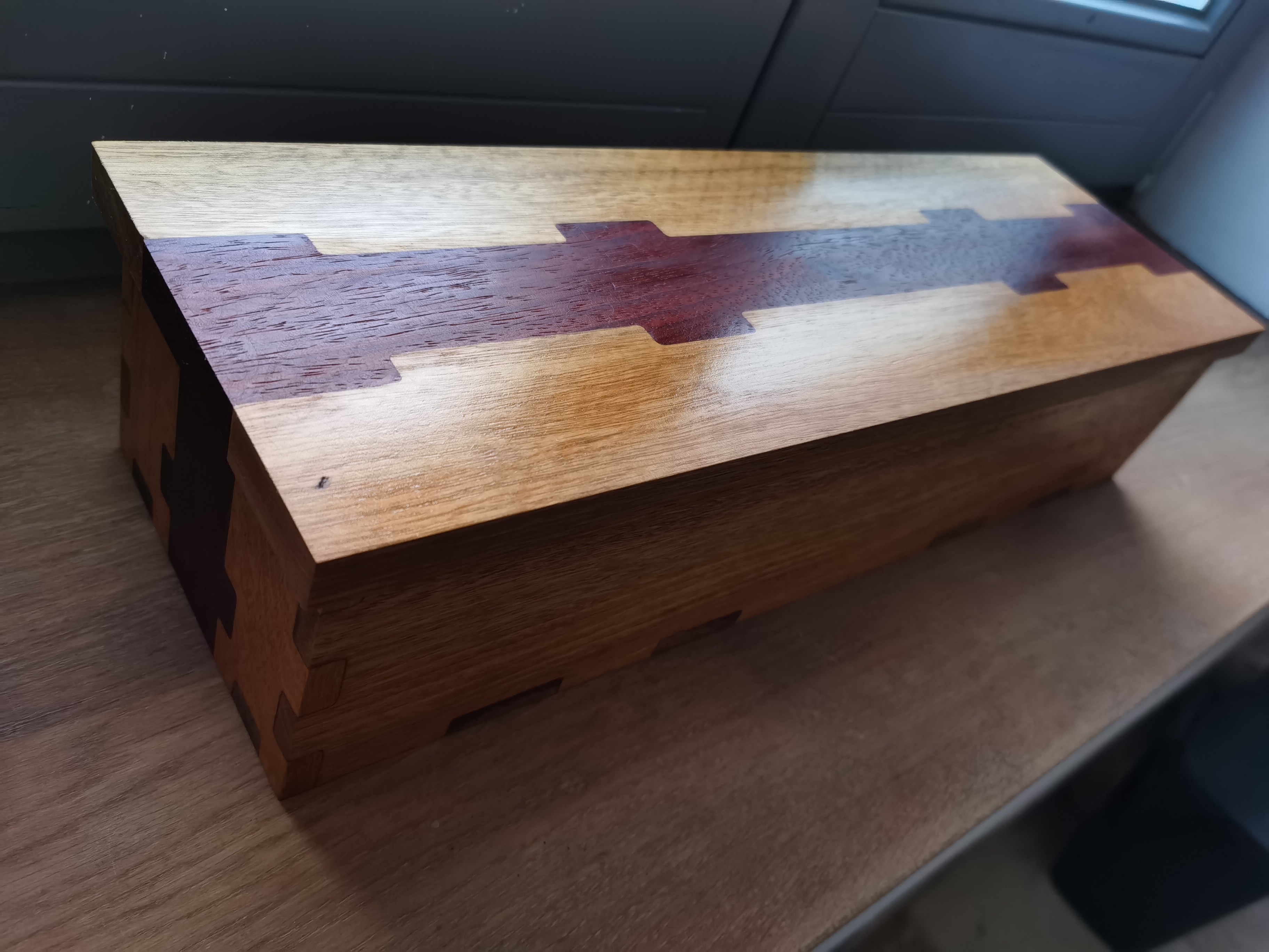 Box with wood assembly - 2